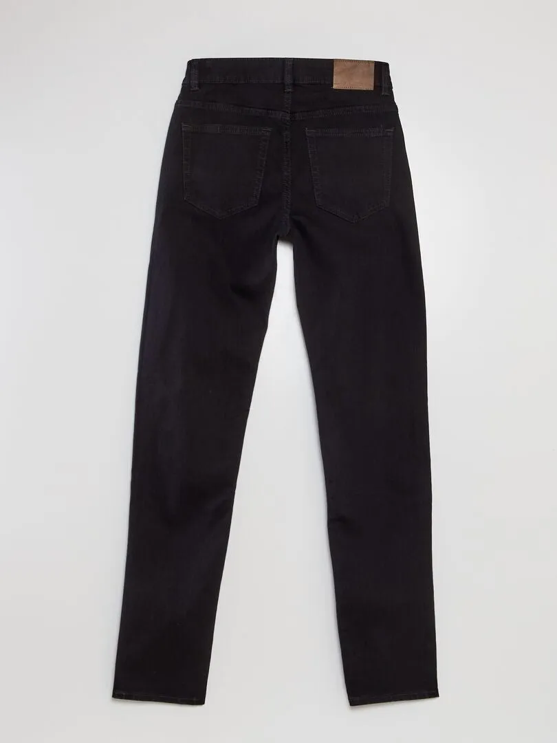 VAQUERO SLIM CON 5 BOLSILLOS  L34  NEGRO